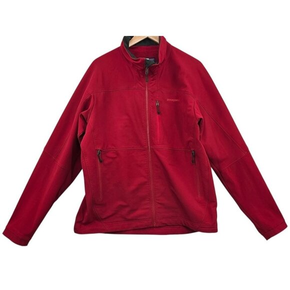 Patagonia Mens Red L Durable Water Repellant Simple Guide Jacket - Picture 1 of 10